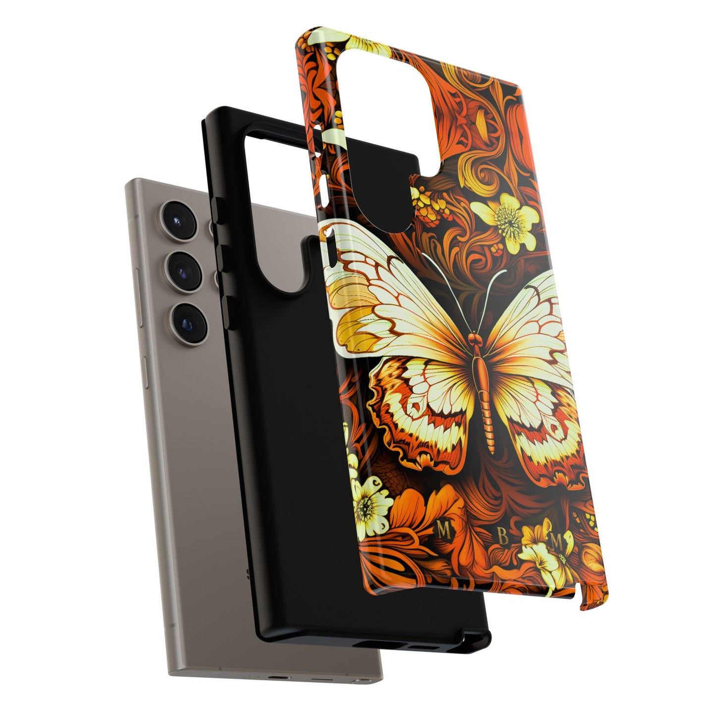 Vintage Orange Samsung Galaxy S Tough Case