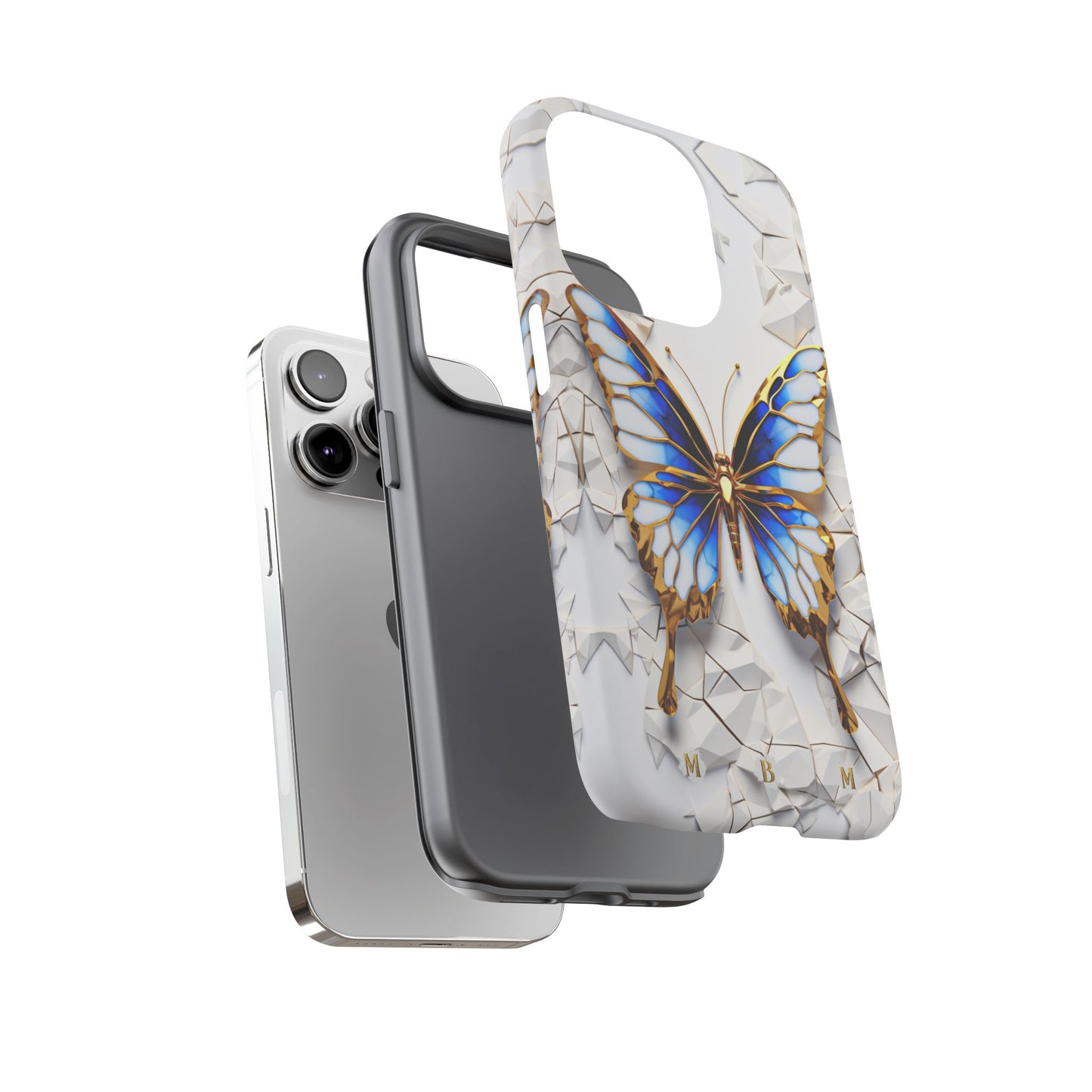 Sapphire Butterfly iPhone Tough Case