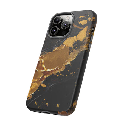 Black Gold iPhone Tough Case