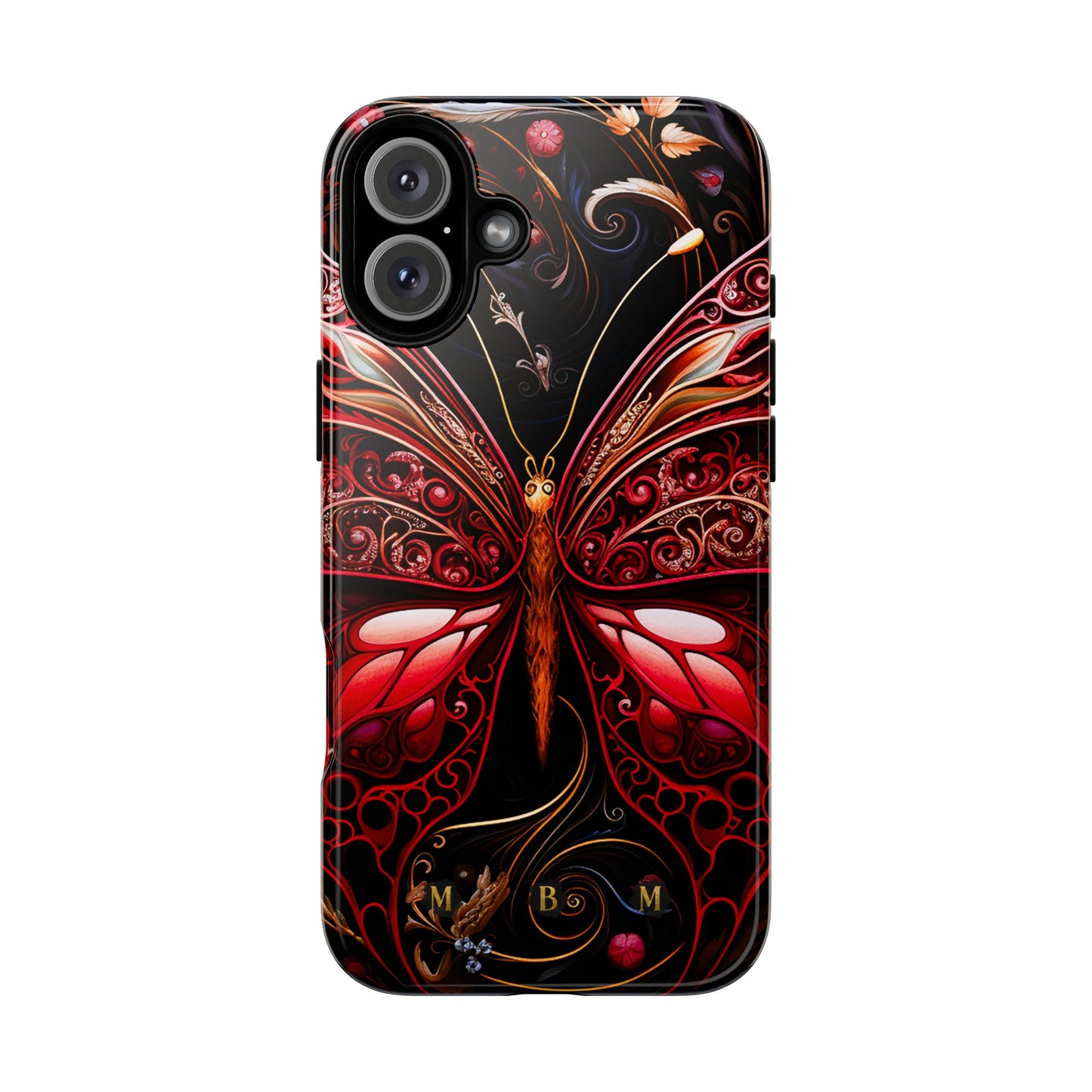 Red Butterfly iPhone Tough Case