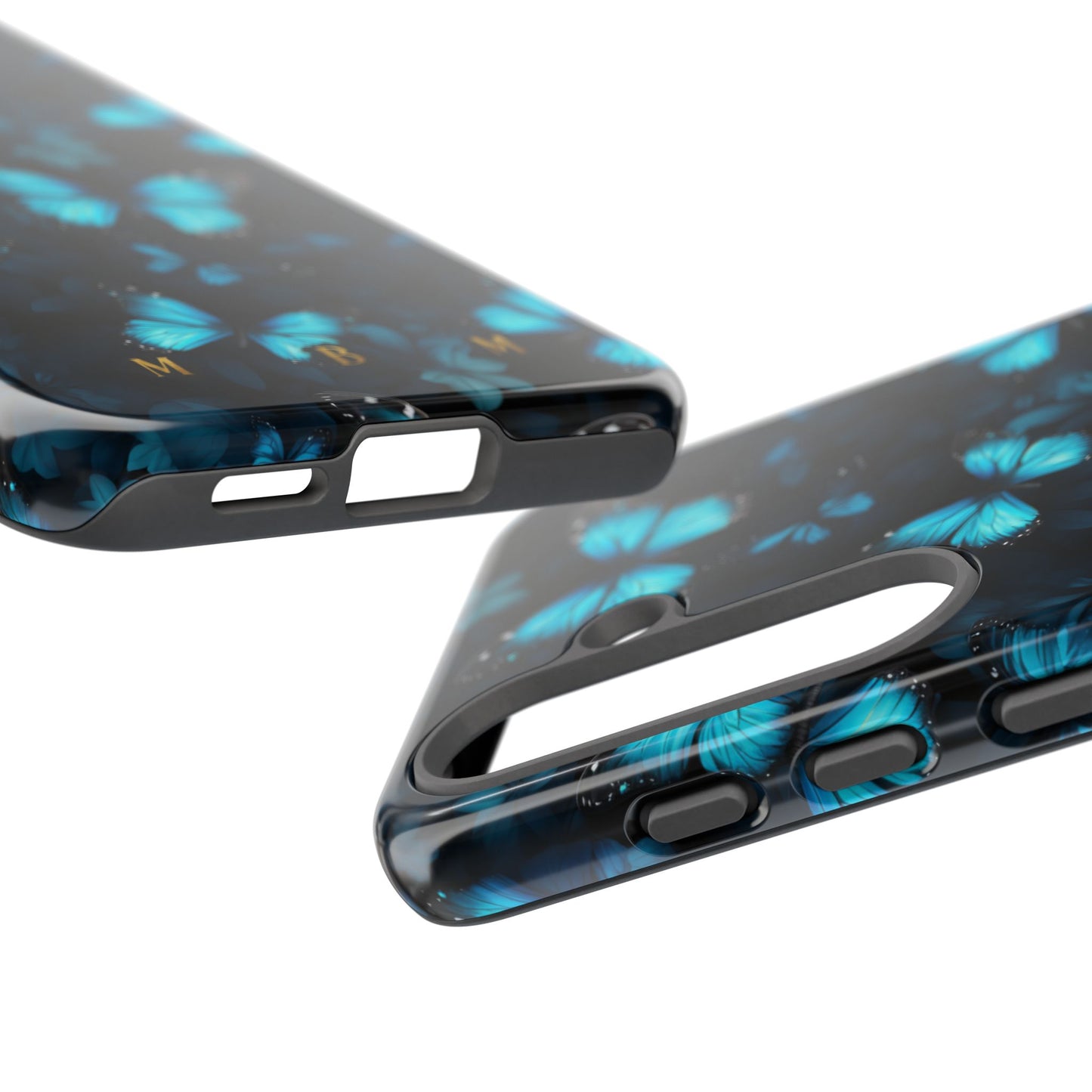 Blue Butterflies Samsung Galaxy S Tough Case