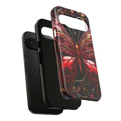 Red Butterfly Google Pixel Tough Case