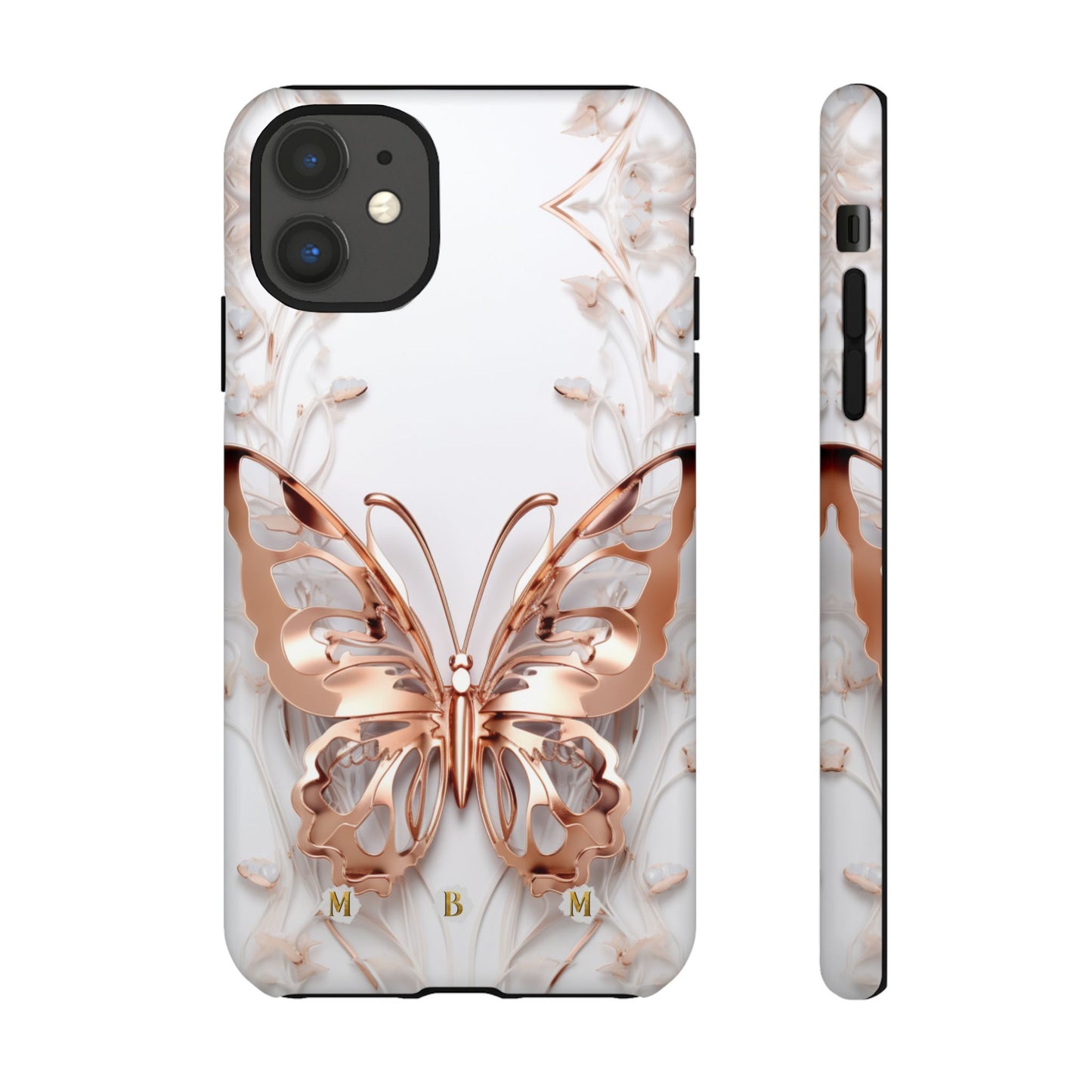 Rose Gold Butterfly iPhone Case