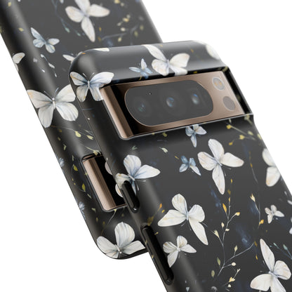 White Butterflies Google Pixel Tough Case