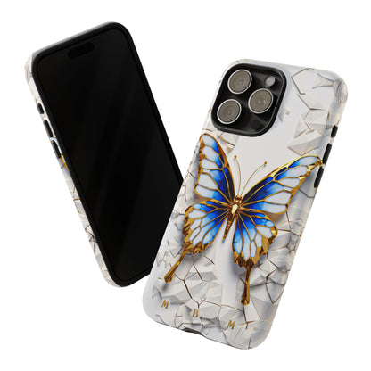 Sapphire Butterfly iPhone Tough Case
