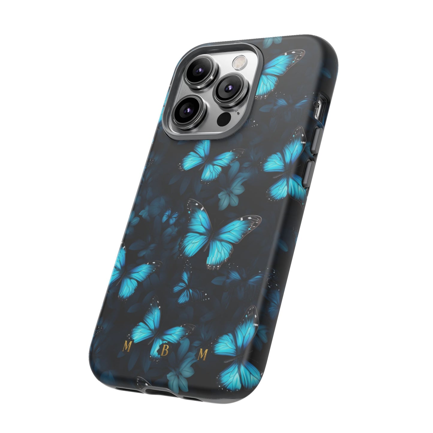 Blue Butterflies iPhone Tough Case