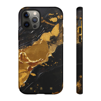 Black Gold iPhone Tough Case