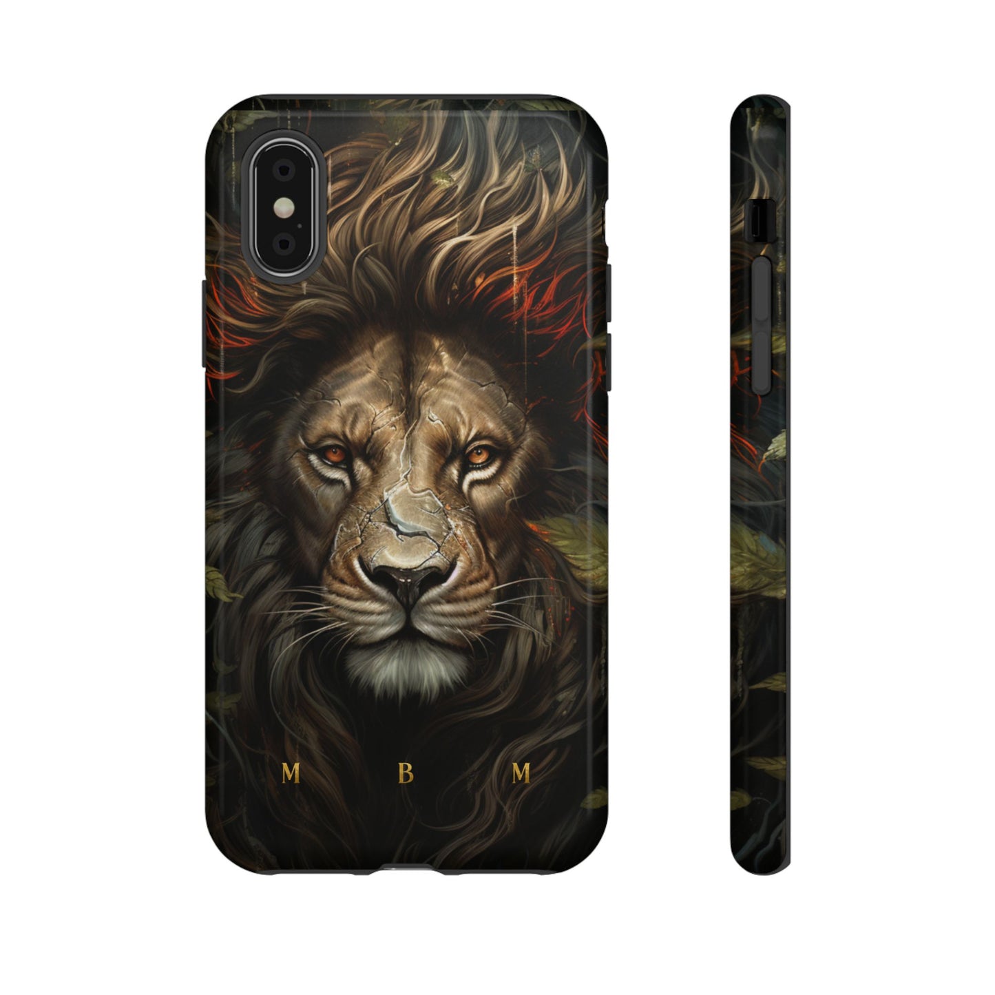 Dark Lion iPhone Tough Case