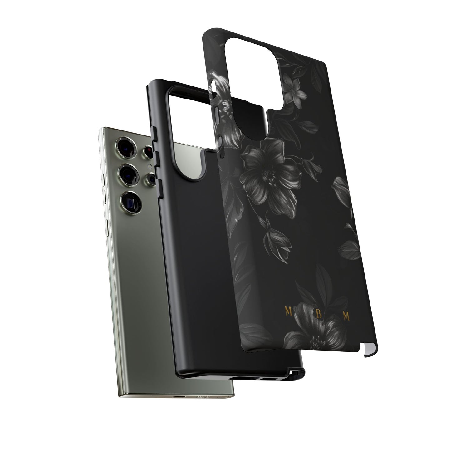 Midnight Flora Samsung Galaxy S Tough Case
