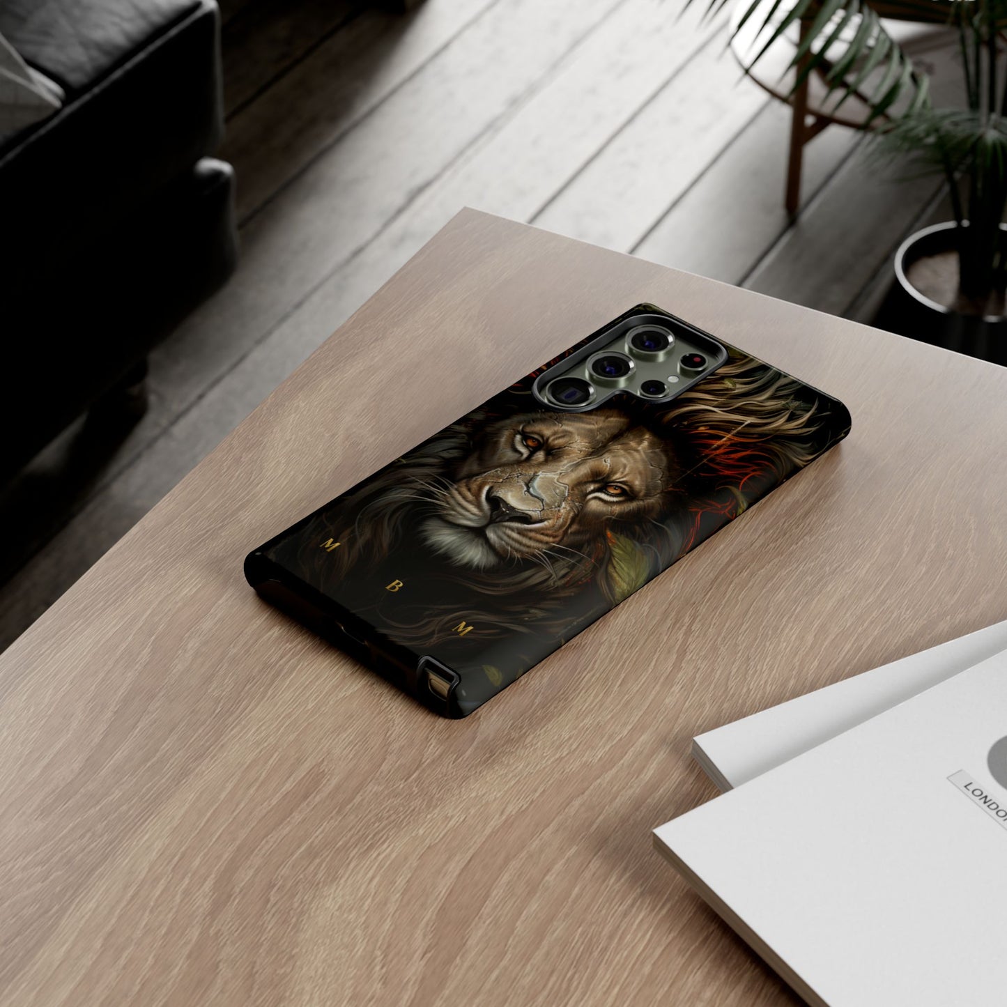 Dark Lion Samsung Galaxy S Tough Case