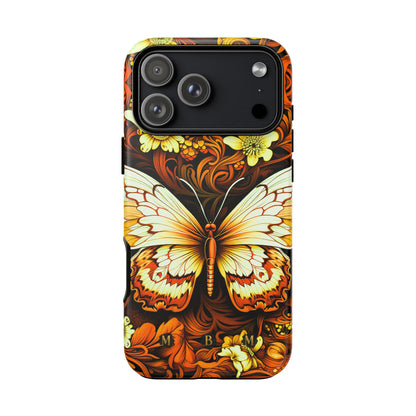 Vintage Orange iPhone Tough Case