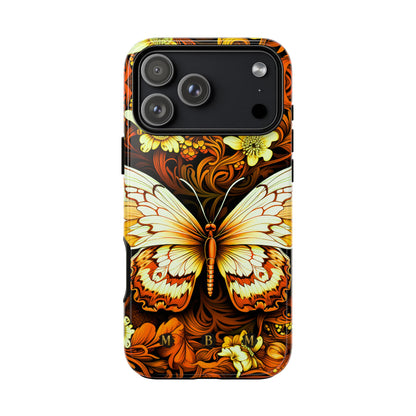 Vintage Orange iPhone Tough Case