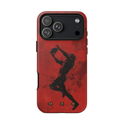 Red 1st & 10 iPhone Tough Case
