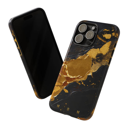 Black Gold iPhone Tough Case
