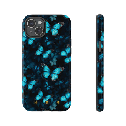 Blue Butterflies iPhone Tough Case