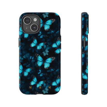 Blue Butterflies iPhone Tough Case
