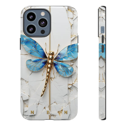 Dragonfly Blue iPhone Tough Case