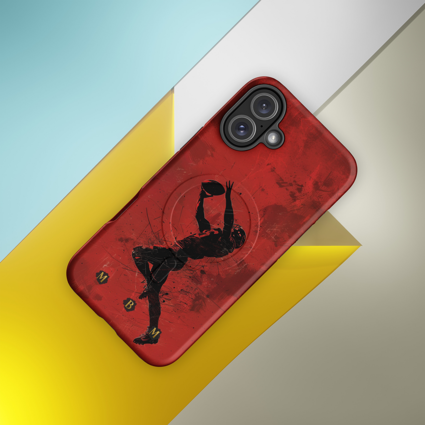 Red 1st & 10 MagSafe® iPhone Tough Case