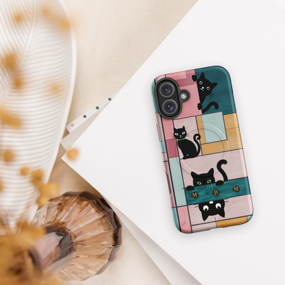 Block Cats MagSafe® iPhone Tough Case