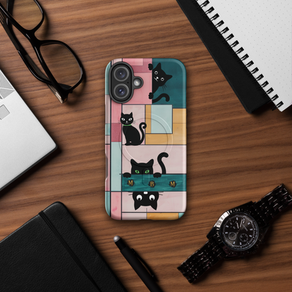 Block Cats MagSafe® iPhone Tough Case