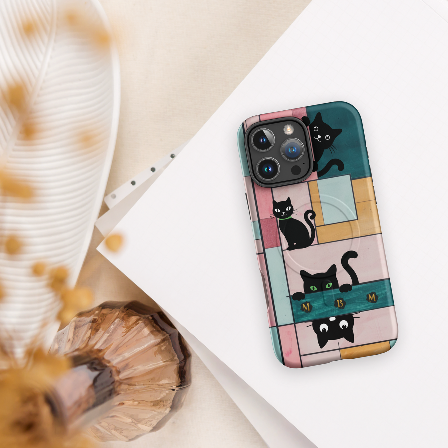 Block Cats MagSafe® iPhone Tough Case