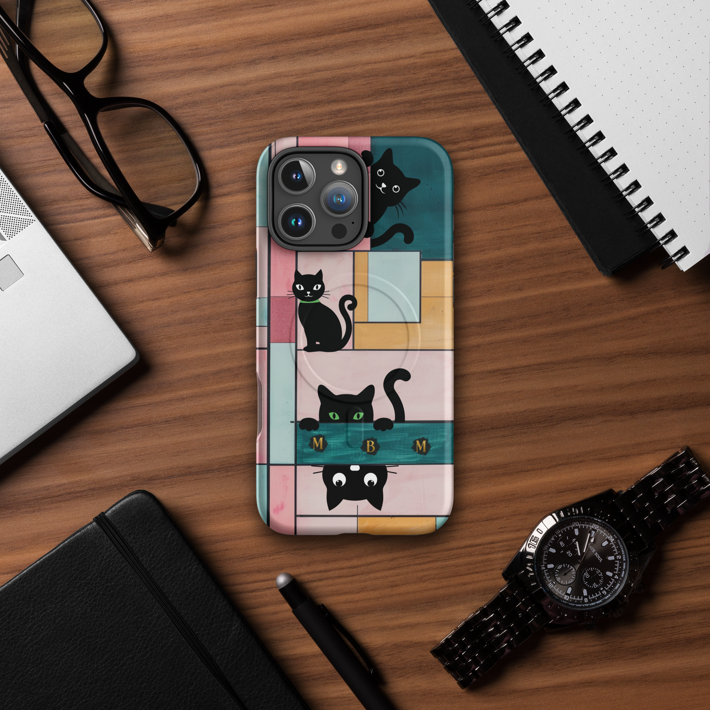 Block Cats MagSafe® iPhone Tough Case