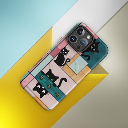 Block Cats MagSafe® iPhone Tough Case